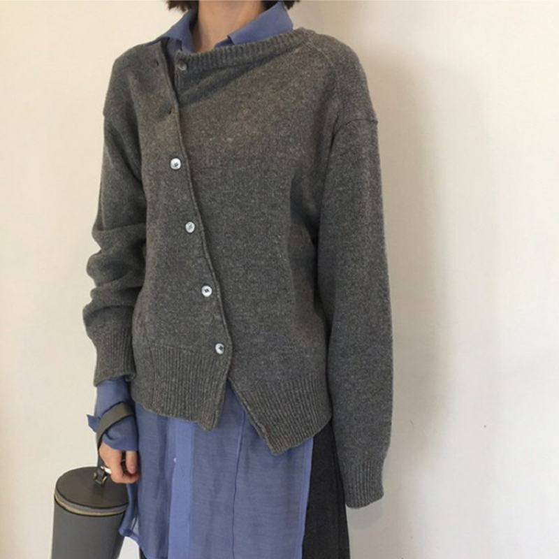 Women's Wool Wrap Cardigan Soft Warm Beige