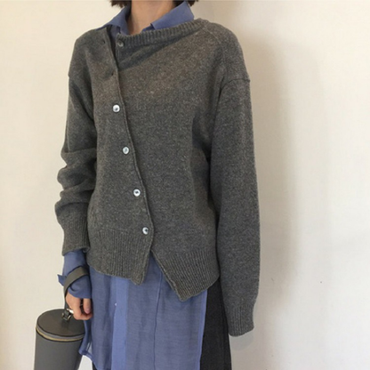 Women's Wool Wrap Cardigan Soft Warm Beige