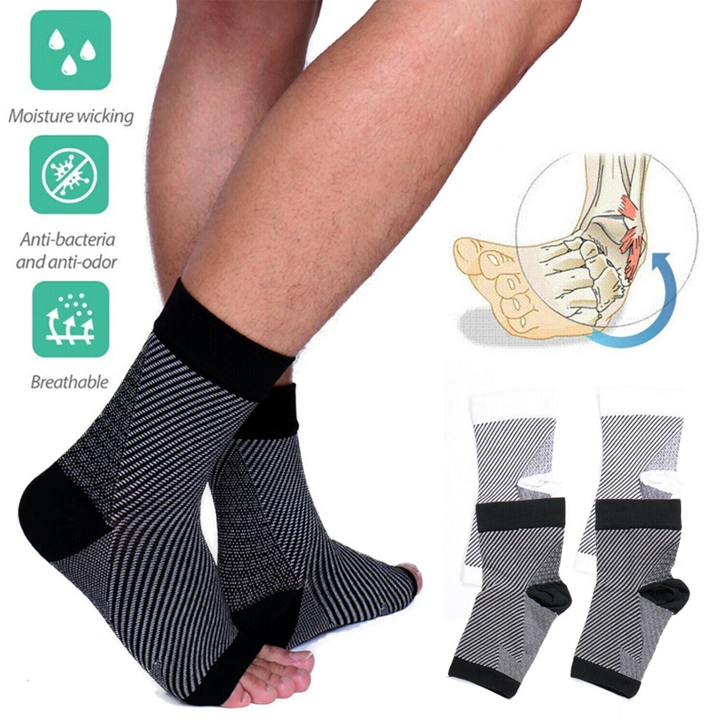 VibreMode Compression Ankle Socks Pain Relief