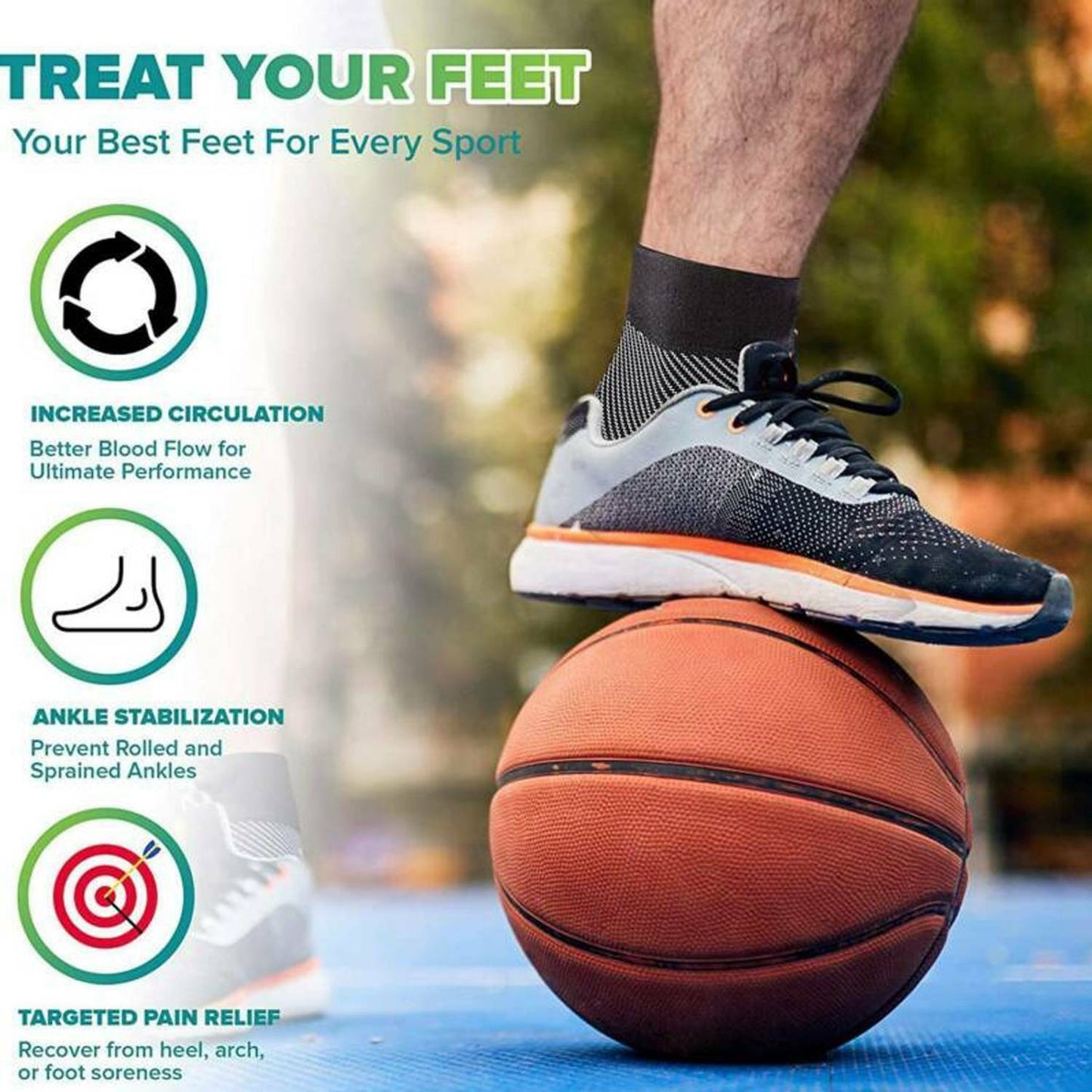 VibreMode Compression Ankle Socks Pain Relief