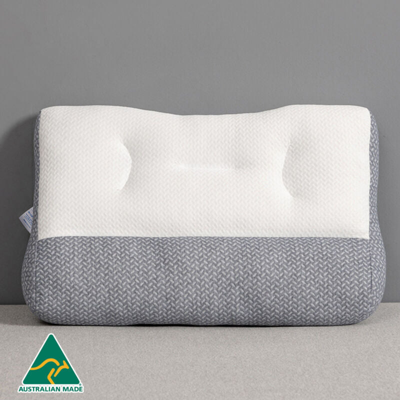 Ergonomic Sleep Pillow Contoured Design