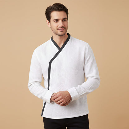 Men's V Neck Shirt Lightweight