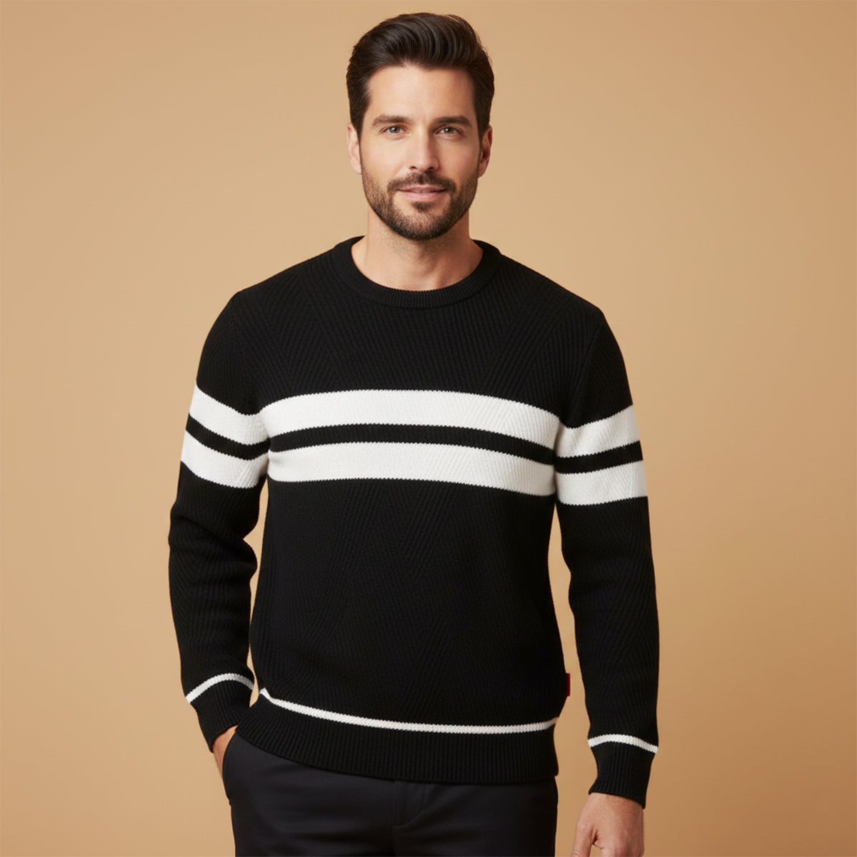 Men's Modern Long Sleeve Sweater Autumn
