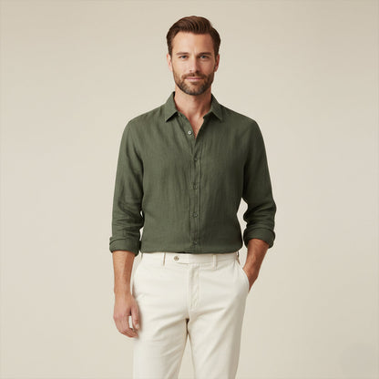 Men's Casual Button Up Shirt Lightweight