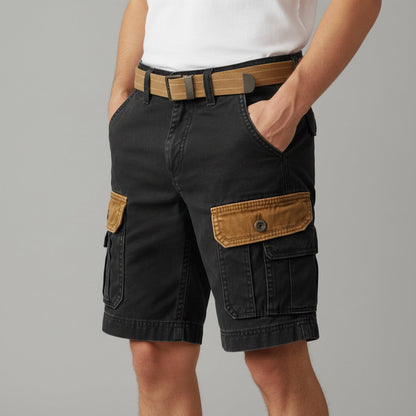 Brixton Men's Cargo Shorts Vintage Style Cotton