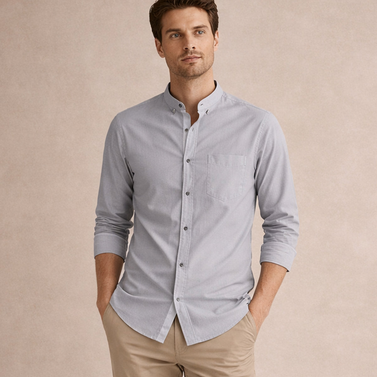 Ashcroft Men's Tailored Collar Dress Shirt