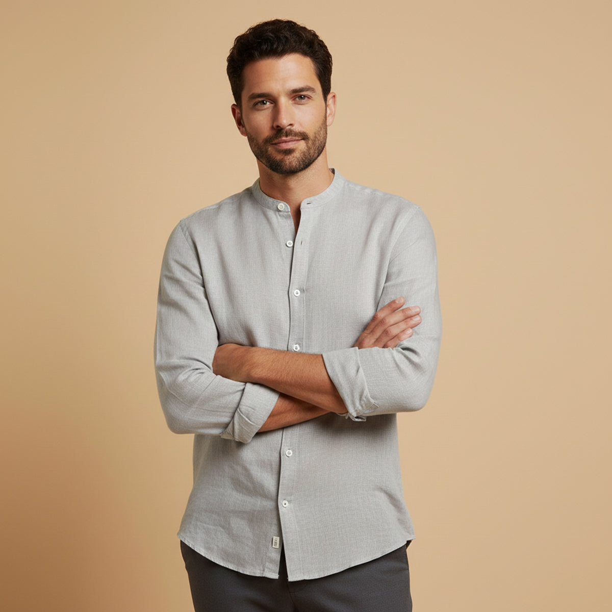 Men's Linen Casual Shirt Relaxed Fit