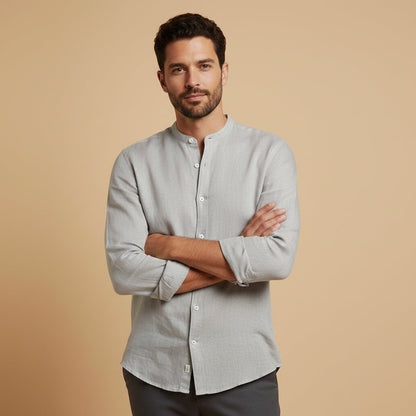 Men's Linen Casual Shirt Relaxed Fit