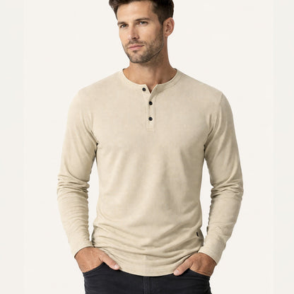 Men's Textured Stripe Button Down Shirt