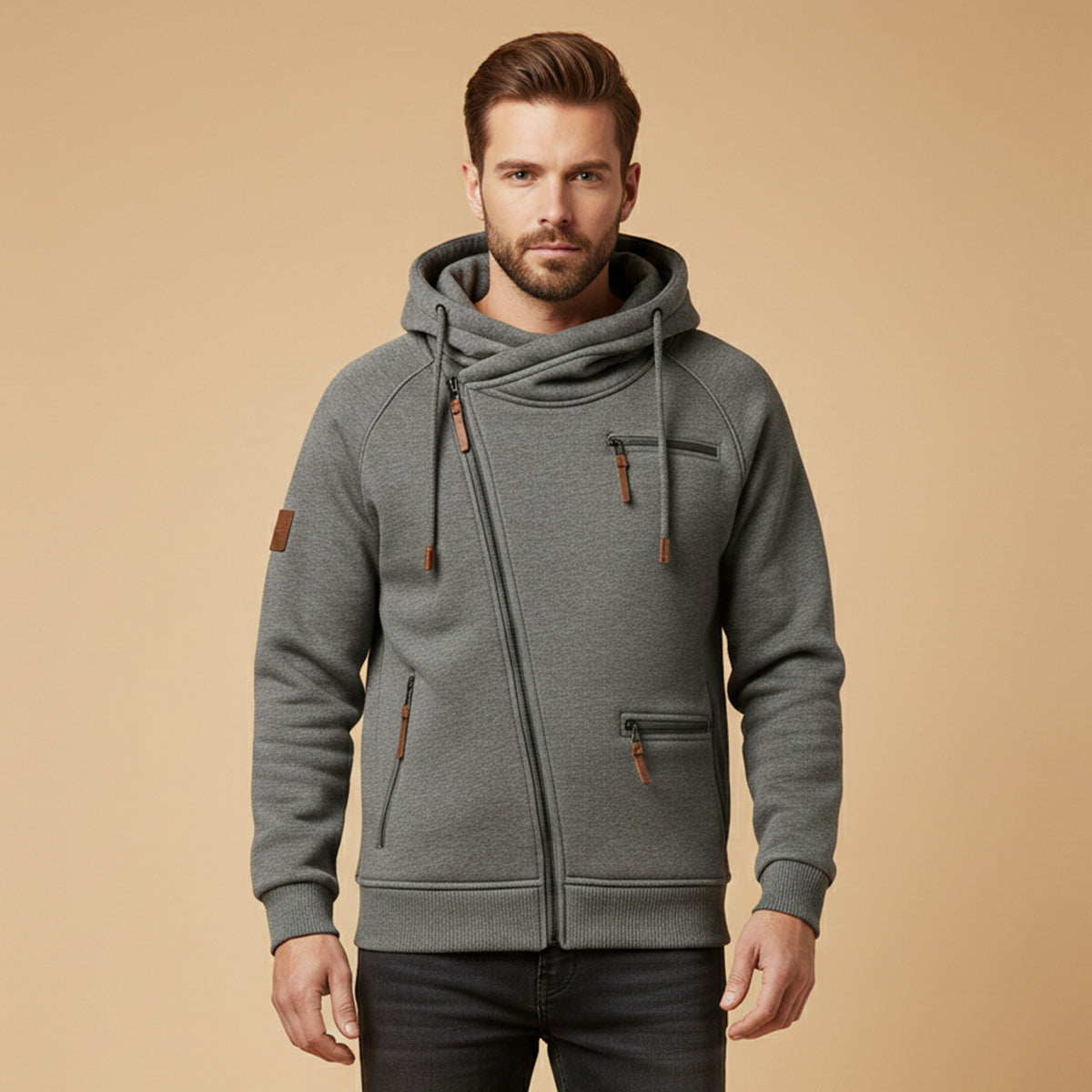 Frontier Men's Zip Up Hoodie