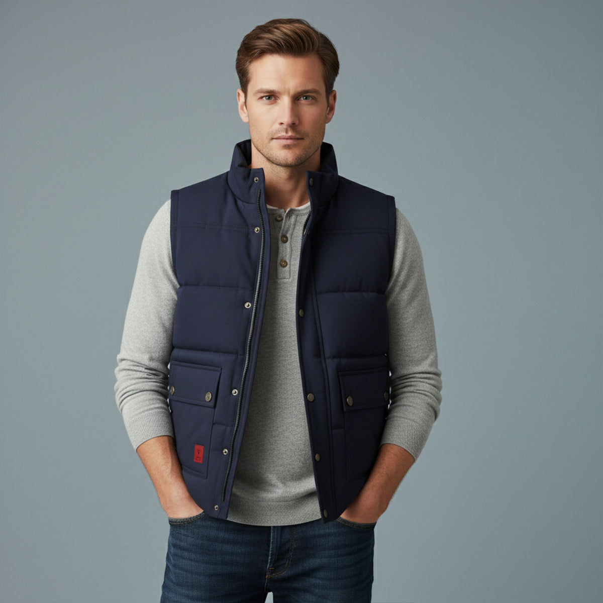 Men's Fleece Lined Winter Vest