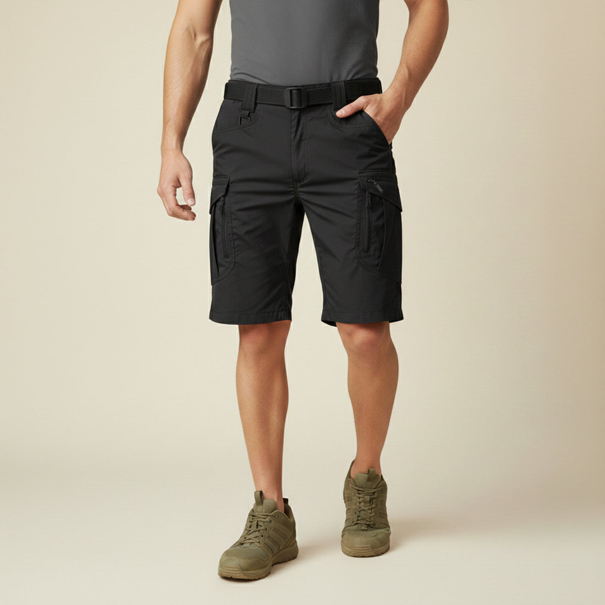 Men's Tactical Cargo Shorts Lightweight with Pockets