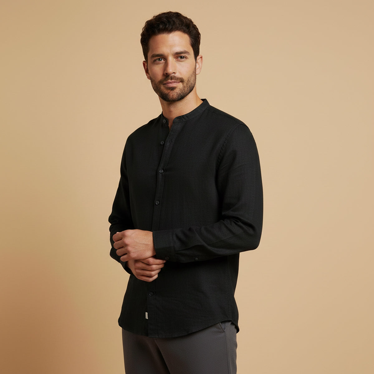 Men's Linen Casual Shirt Relaxed Fit