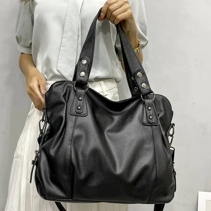 Lunelle Women's Soft Leather Tote Bag