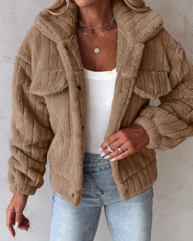 Image of Sage | Women's Button-Down Relaxed Fit Jacket