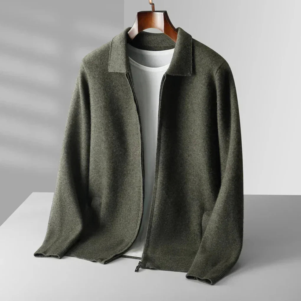 Men's Regular Fit Vest Full Zip Side Pockets