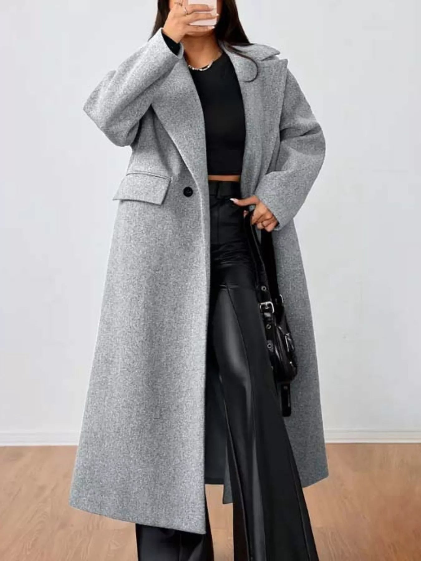 Women's Oversized Long Coat - VibreMode