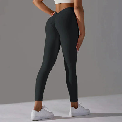 Women's Compression Leggings Sculpted Support Black