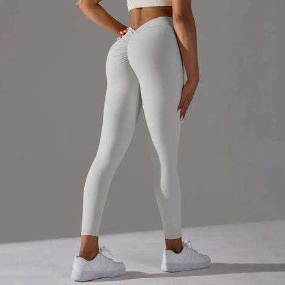 Women's Compression Leggings Sculpted Support Black - VibreMode