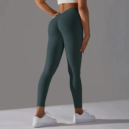 Women's Compression Leggings Sculpted Support Black
