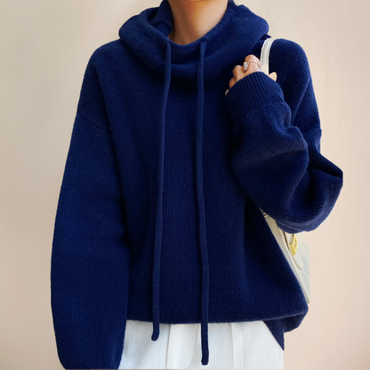 Women's Winter Sweater Soft Acrylic Beige