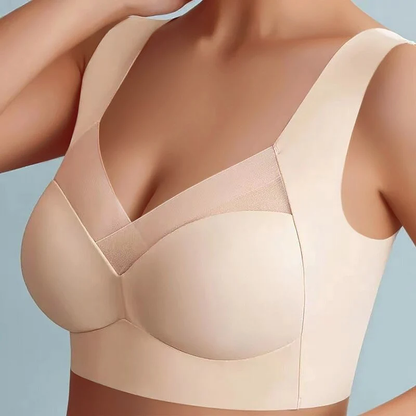 Women's Full Cup Wireless Bra Adjustable Strap