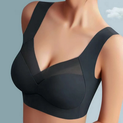 Women's Full Cup Wireless Bra Adjustable Strap