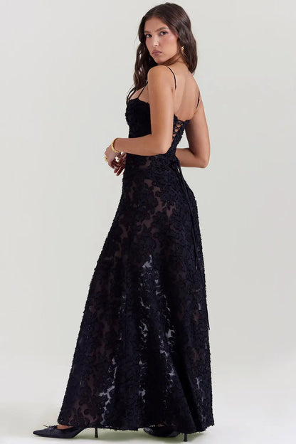 Flowy Sundress with Open Back and Adjustable Shoulder Straps