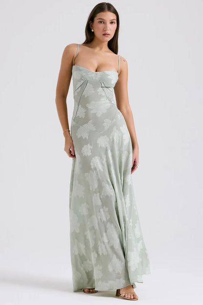 Flowy Sundress with Open Back and Adjustable Shoulder Straps