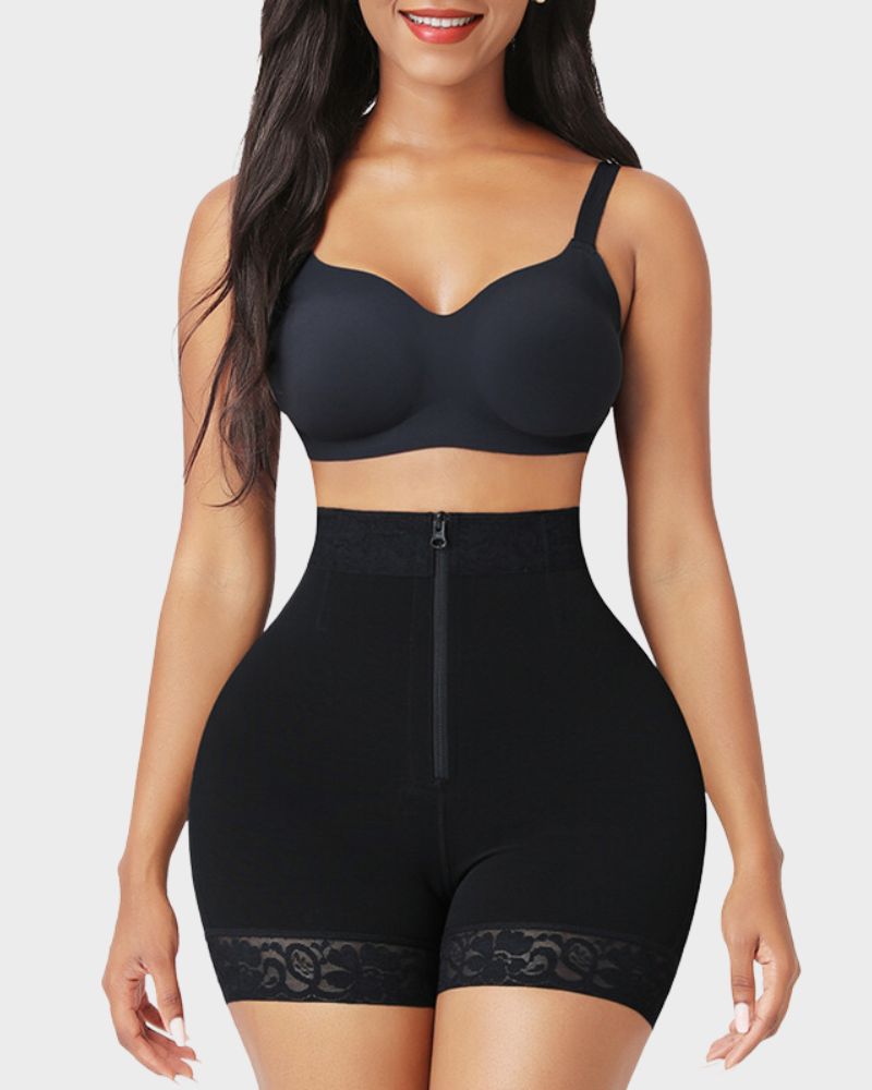Women's High Waist Bodysuit Shapewear Shorts