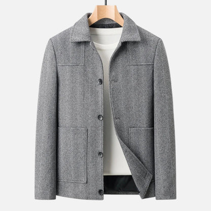 Image of Shane | Men's Collared Button-Front Jacket