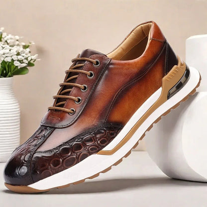 Shane Mens Orthopedic Lace Up Sneakers - VibreMode