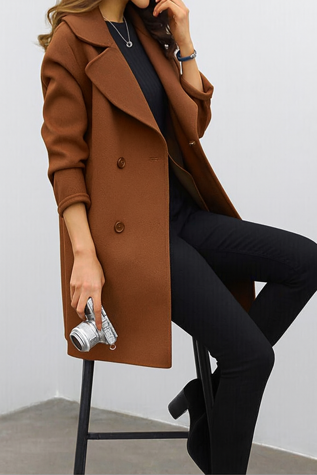 Image of Shannon | Women's Double-Breasted Overcoat