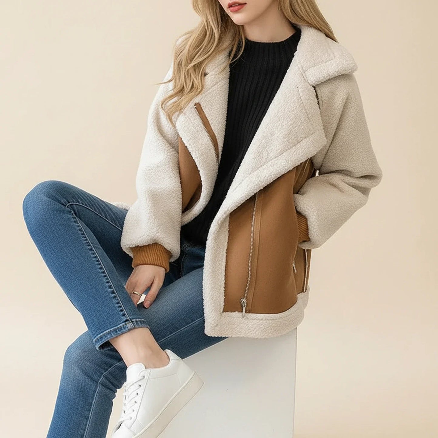 Women's Sherpa Collar Winter Jacket