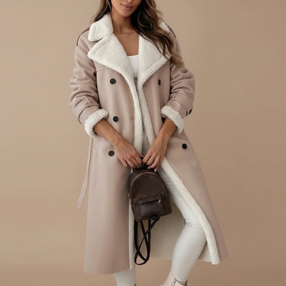 Women's Sherpa Lined Trench Coat