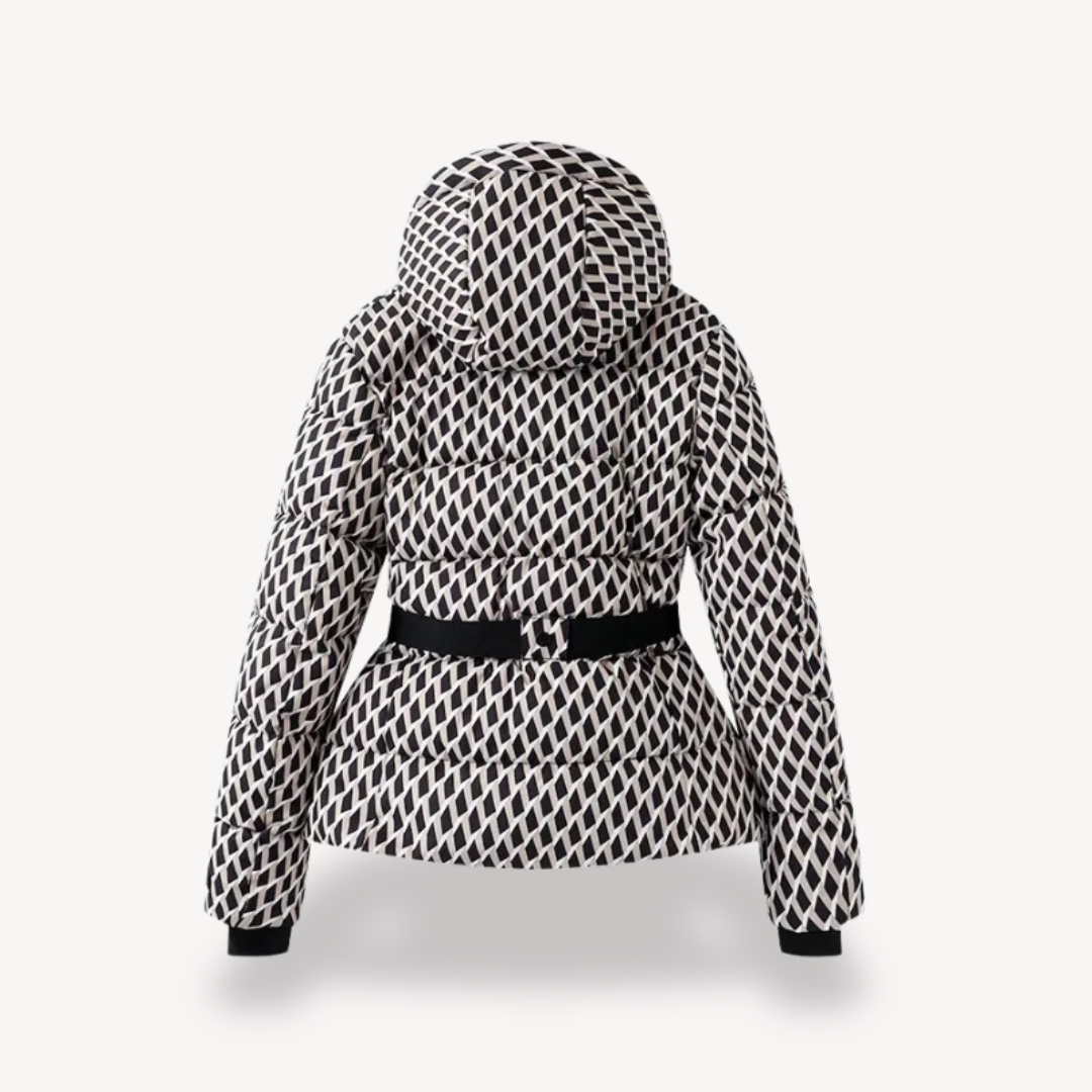 Image of Sherry | Women's Hooded Belted Puffer Jacket