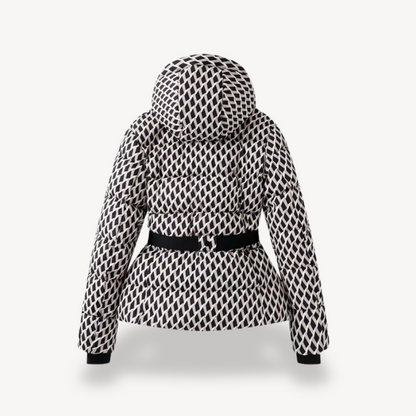 Image of Sherry | Women's Hooded Belted Puffer Jacket