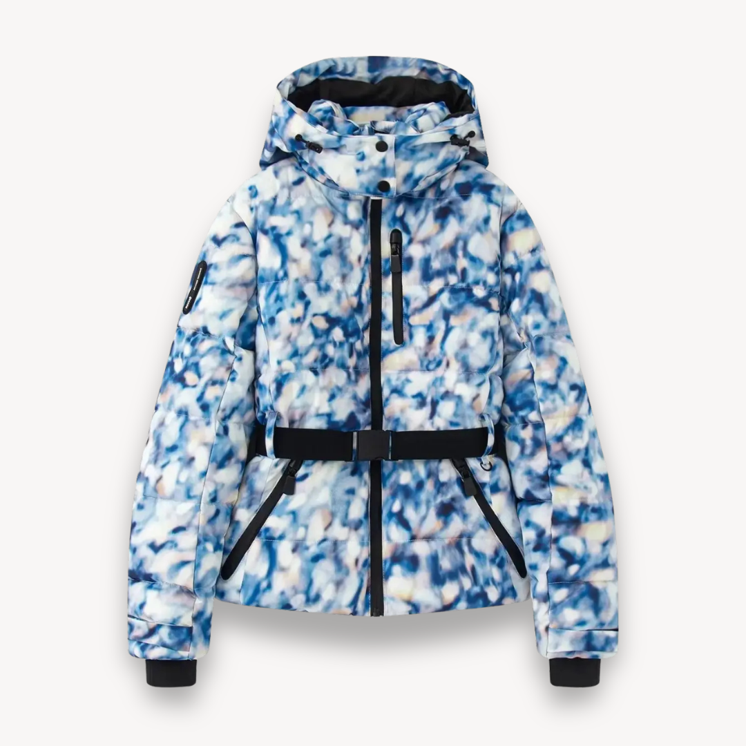 Image of Sherry | Women's Hooded Belted Puffer Jacket
