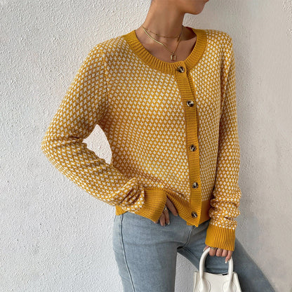 Image of Sheryl | Women's Button-Front Fitted Cardigan