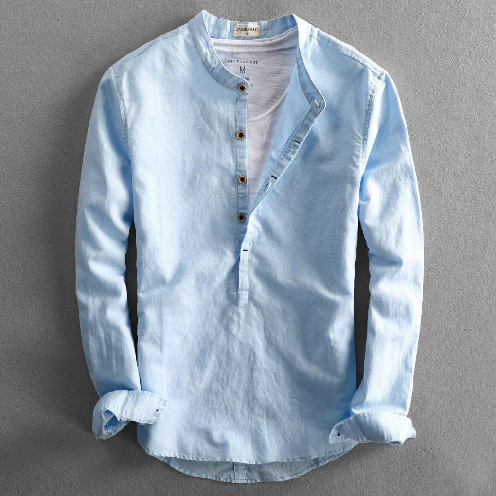 Men's Short Sleeve Cotton Summer Shirt - VibreMode