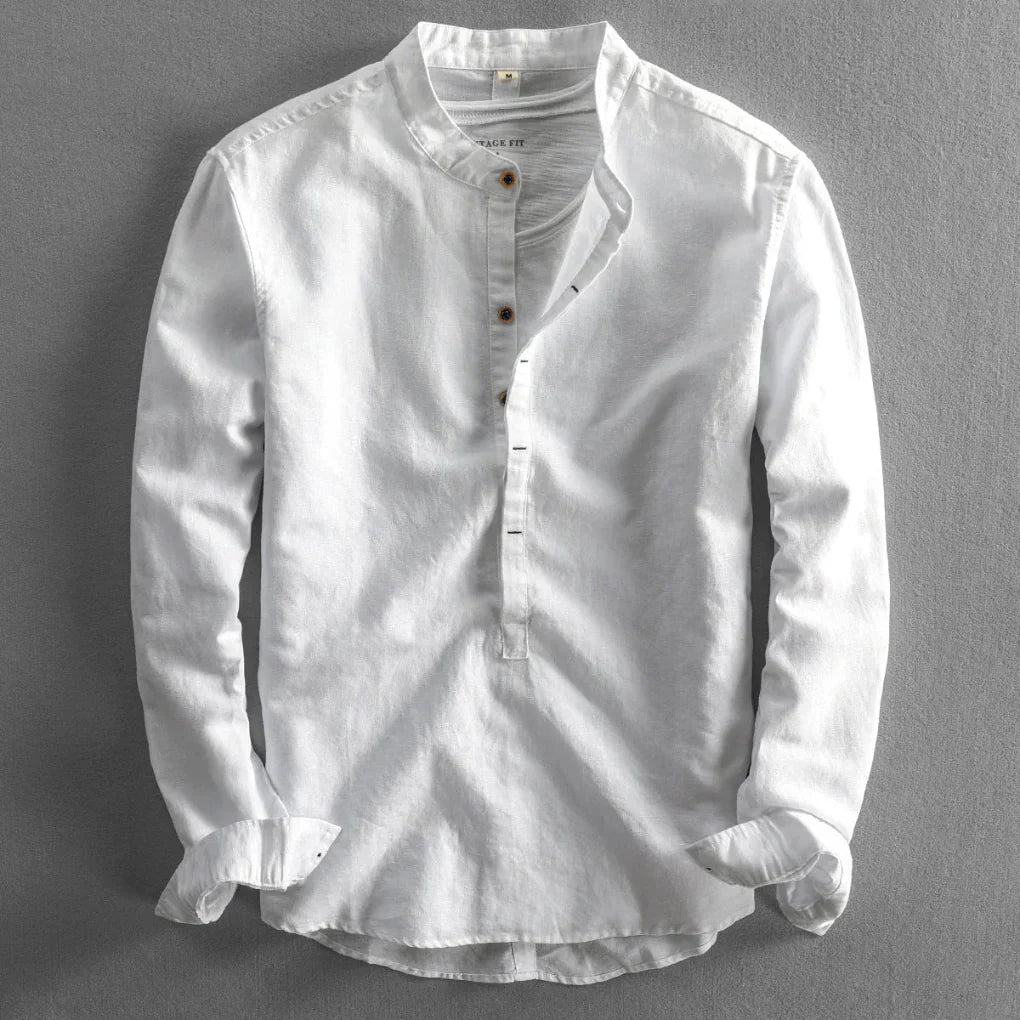 Men's Short Sleeve Cotton Summer Shirt