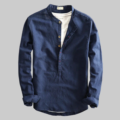 Men's Short Sleeve Cotton Summer Shirt
