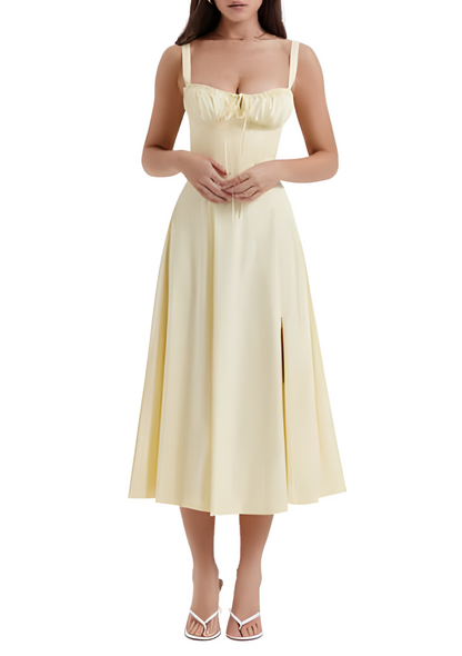 Women's Floral Waist Shaping Dress - VibreMode