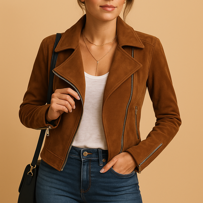 Breathable Water Repellent Ladies Summer Coat - VibreMode