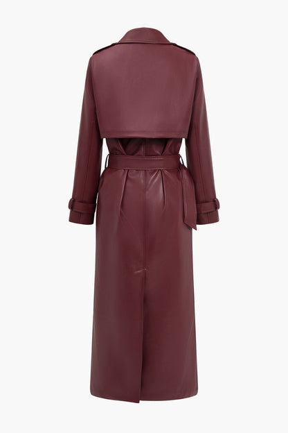 Image of Sienna | Women's Long Belted Trench Coat