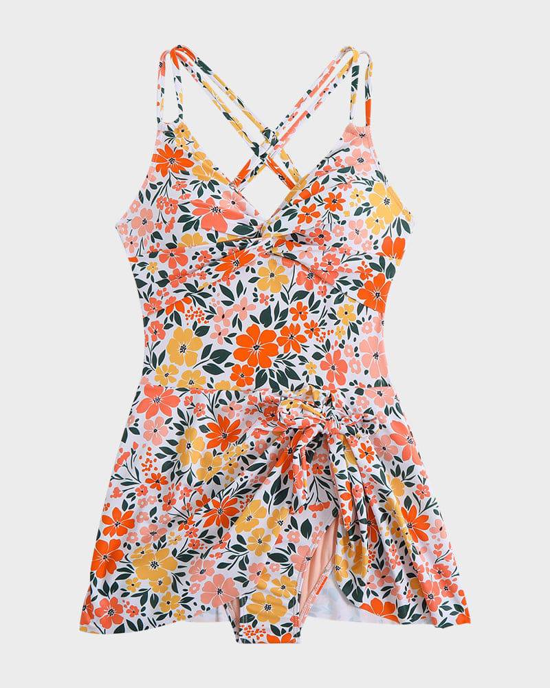 Slimming Women's Beach Swim Dress Swimsuit