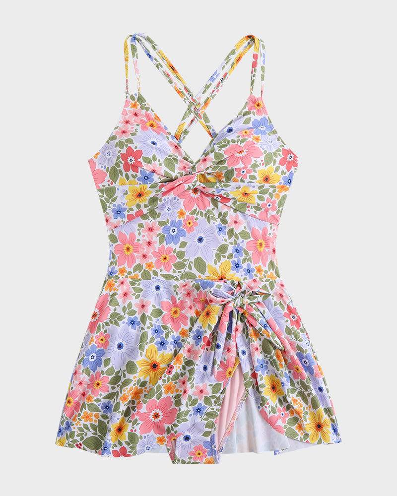 Slimming Women's Beach Swim Dress Swimsuit
