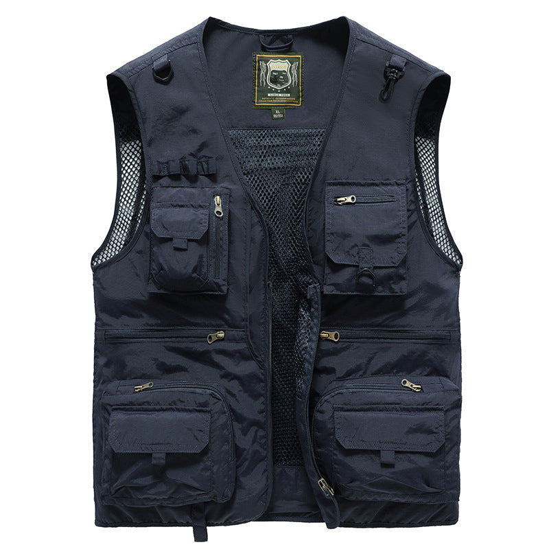 Men's Summer Vest Multi Pocket Design