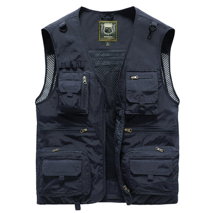 Men's Summer Vest Multi Pocket Design