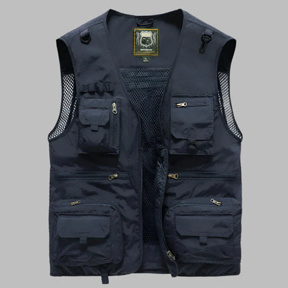 Men's Summer Vest Multi Pocket Cotton